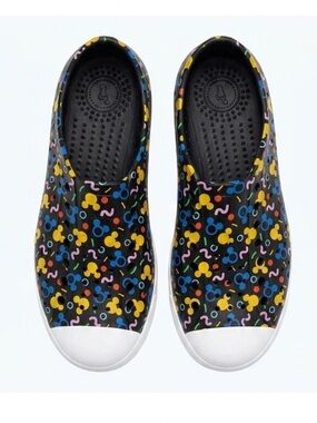 Native Jefferson Disney Confetti Waterproof Slip On Shoes Women's 10 Men's 8